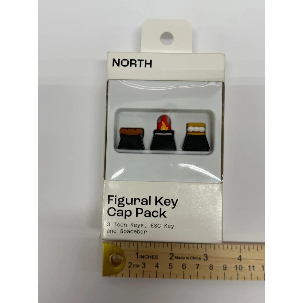 NORTH Figural Key Cap Pack 3 Icon Keys ESC Key Spacebar Mechanical Keyboard